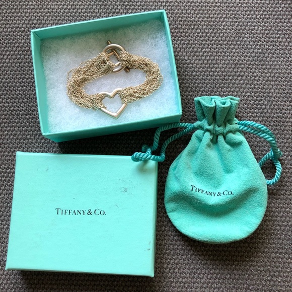 Tiffany & Co. Jewelry - Tiffany & Co. Silver Sterling Heart Bracelet